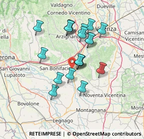 Mappa Via G. Frizzo, 36045 Lonigo VI, Italia (11.90632)