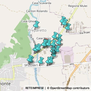 Mappa SP per Ivrea, 10081 Castellamonte TO, Italia (0.35185)