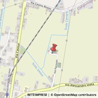 Mappa Via Antonio Pacinotti, 8, 30010 Camponogara VE, Italia, 30010 Camponogara, Venezia (Veneto)