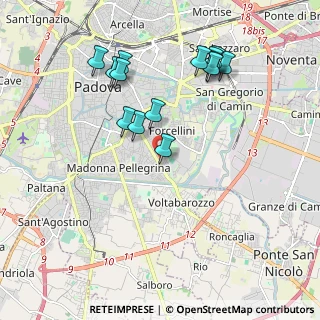 Mappa Via Pietro Brandolese, 35127 Padova PD, Italia (1.98571)