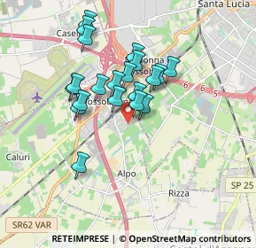 Mappa Via dei Templari, 37062 Dossobuono VR, Italia (1.4685)