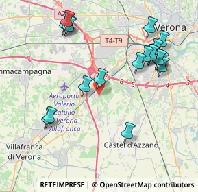 Mappa Via dei Templari, 37062 Dossobuono VR, Italia (4.509)