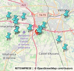 Mappa Via dei Templari, 37062 Dossobuono VR, Italia (4.27714)