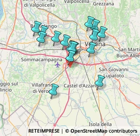 Mappa Via dei Templari, 37062 Dossobuono VR, Italia (6.05412)