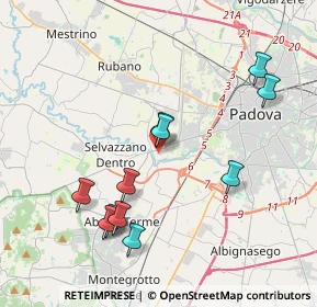 Mappa Via Sant'Alessandro, 35030 Selvazzano Dentro PD, Italia (3.95455)