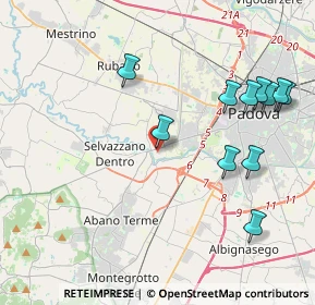 Mappa Via Sant'Alessandro, 35030 Selvazzano Dentro PD, Italia (4.51364)