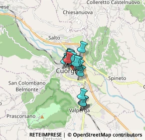 Mappa Via Giovanni Trione, 10082 Cuorgnè TO, Italia (0.77778)