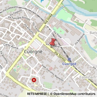 Mappa Via Torino, 15, 10082 Cuorgnè, Torino (Piemonte)