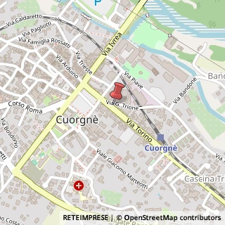 Mappa Via Torino, 13, 10082 Cuorgnè, Torino (Piemonte)