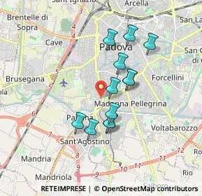 Mappa Via Goito, 35142 Padova PD, Italia (1.42583)