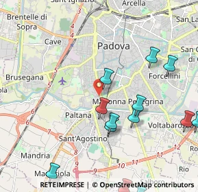 Mappa Via Goito, 35142 Padova PD, Italia (2.77933)