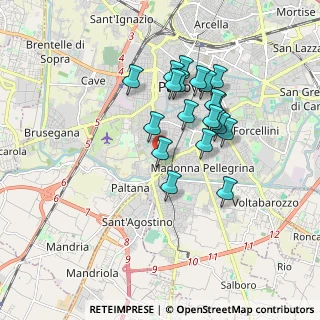 Mappa Via Salerno, 35142 Padova PD, Italia (1.5305)
