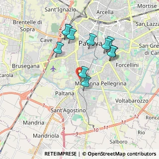 Mappa Via Salerno, 35142 Padova PD, Italia (1.69182)