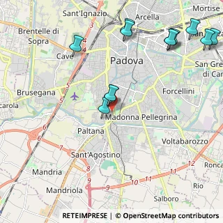Mappa Via Goito, 35142 Padova PD, Italia (2.60417)
