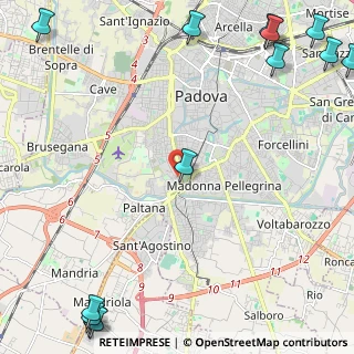 Mappa Via Goito, 35142 Padova PD, Italia (3.85923)