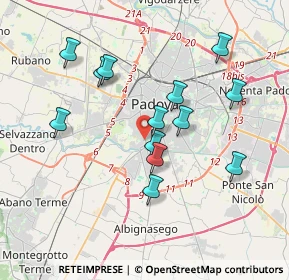 Mappa Via Goito, 35142 Padova PD, Italia (3.43231)