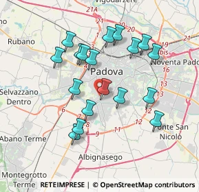 Mappa Via Goito, 35142 Padova PD, Italia (3.38)
