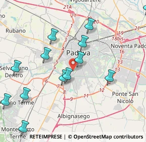 Mappa Via Goito, 35142 Padova PD, Italia (5.30125)