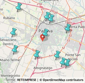 Mappa Via Goito, 35142 Padova PD, Italia (4.61364)