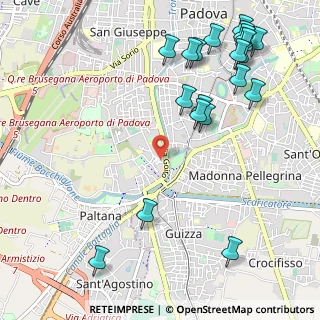 Mappa Via Goito, 35142 Padova PD, Italia (1.3575)
