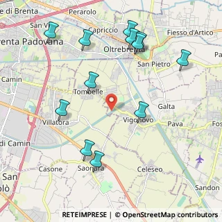 Mappa Via Galileo Galilei, 30030 Vigonovo VE, Italia (2.34833)