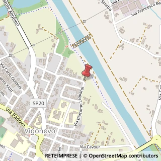 Mappa Via Giacomo Leopardi,  15, 33074 Vigonovo, Venezia (Veneto)