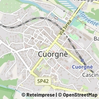 Mapa Cuorgnè
