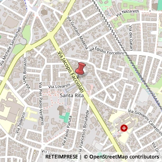 Mappa Via Jacopo Facciolati, 35, 35127 Padova, Padova (Veneto)