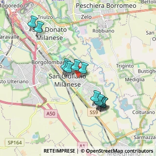 Mappa Via Gorizia, 20098 San Giuliano Milanese MI, Italia (1.73143)