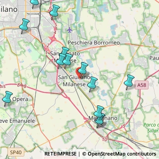 Mappa Via Gorizia, 20098 San Giuliano Milanese MI, Italia (4.84385)