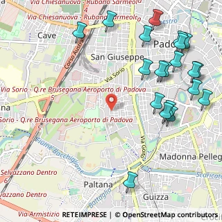 Mappa Via Avellino, 35142 Padova PD, Italia (1.393)