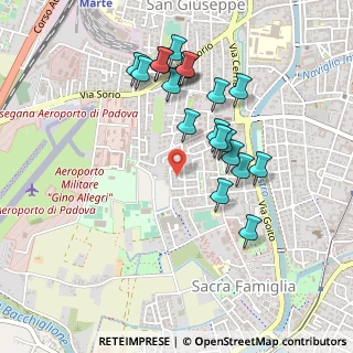 Mappa Via Avellino, 35142 Padova PD, Italia (0.456)
