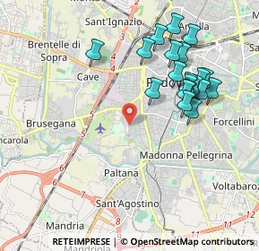 Mappa Via Avellino, 35142 Padova PD, Italia (1.9745)