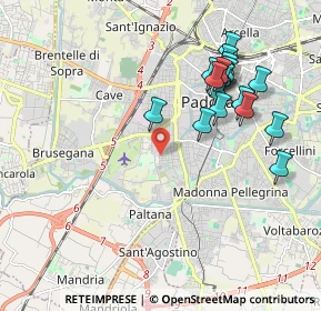 Mappa Via Avellino, 35142 Padova PD, Italia (1.99333)