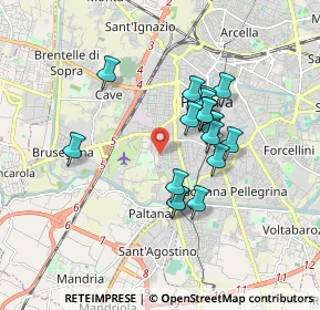 Mappa Via Avellino, 35142 Padova PD, Italia (1.42824)