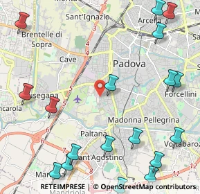 Mappa Via Avellino, 35142 Padova PD, Italia (3.07056)