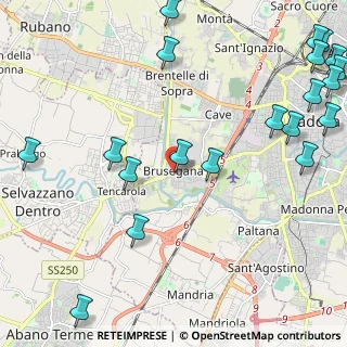 Mappa Via Tito Poggi, 35125 Padova PD, Italia (3.1365)