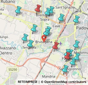 Mappa Via Tito Poggi, 35125 Padova PD, Italia (2.2695)