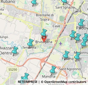Mappa Via Tito Poggi, 35125 Padova PD, Italia (2.954)