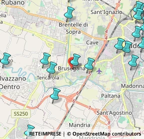 Mappa Via Tito Poggi, 35125 Padova PD, Italia (3.1365)