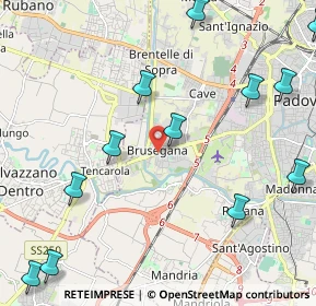 Mappa Via Tito Poggi, 35125 Padova PD, Italia (2.82417)