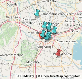 Mappa Via Tito Poggi, 35125 Padova PD, Italia (7.31727)