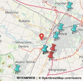 Mappa Presso CARWASH, 35143 Padova PD, Italia (5.38333)