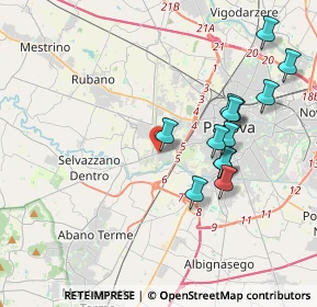 Mappa Presso CARWASH, 35143 Padova PD, Italia (3.79385)