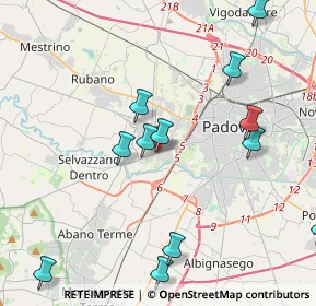 Mappa Presso CARWASH, 35143 Padova PD, Italia (5.06154)