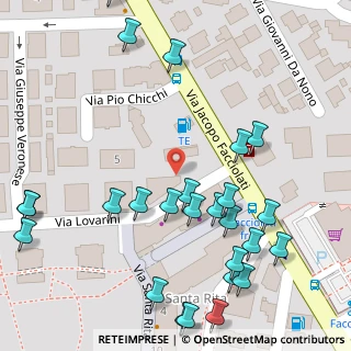 Mappa Piazza Francesco Severi, 35126 Padova PD, Italia (0.07407)