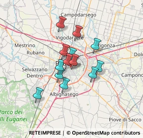 Mappa Piazza Francesco Severi, 35126 Padova PD, Italia (4.65615)