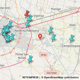 Mappa Via Vigonovese, 35020 Padova PD, Italia (6.4035)