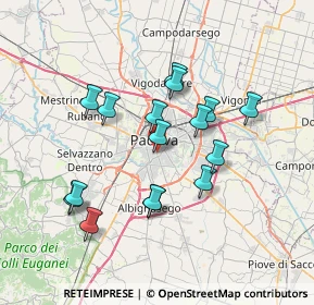 Mappa Via 58° Reggimento Fanteria, 35123 Padova PD, Italia (6.41875)