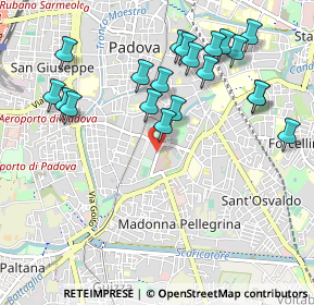 Mappa Via 58° Reggimento Fanteria, 35123 Padova PD, Italia (1.073)